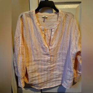 Joie pink button down shirt